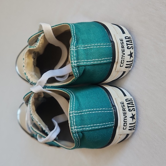 Converse All Star Teal Colour Lace-up Sneakers - W6.5 M4.5 - Picture 6 of 14